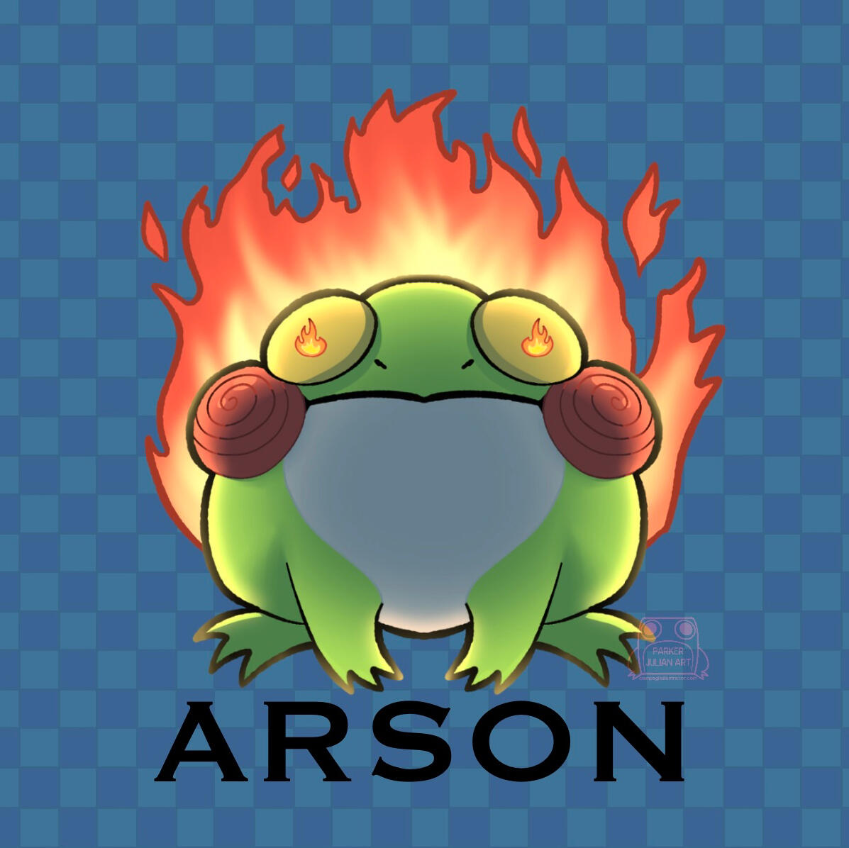 Arson frog